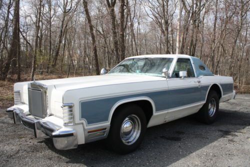 1978 lincoln custom low mileage 409 7.7 liter power seats *we ship world wide *