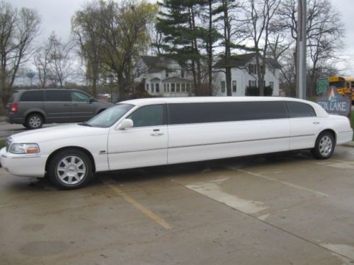 2007 lincoln stretch limo 120&#034; limousine by tiffany coach typhoon edit exc cond