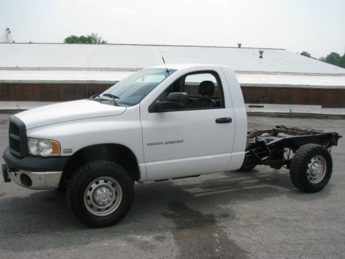Regular cab 4x4 cab &amp; chassis 8 ft bed auto 5.7 hemi 99k miles single owner!!!!!