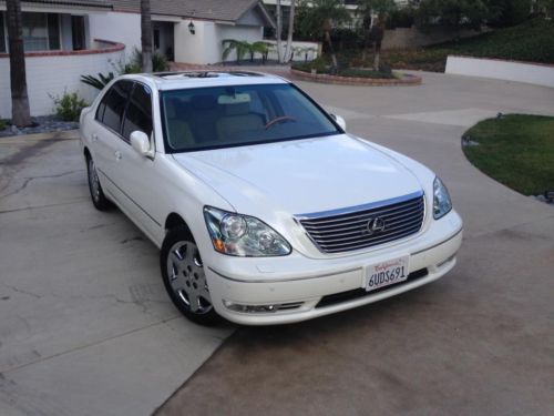 2005 lexus ls430 ultra luxury package low miles    $73k+ new   for sale by owner