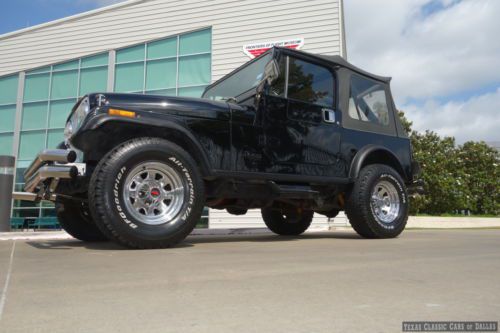 1983 jeep cj-7 updated fuel injected 4.0 ho &amp; a/c - video - classic- 31&#034; tires -