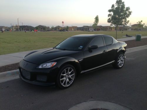 2010 black mica mazda rx-8 sport coupe rotary 1.3l low miles