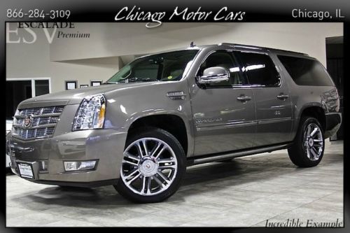 2013 cadillac escalade esv premium mocha only 14kmiles 1owner perfect loaded awd