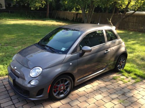 Fiat abarth 500 2013 grey non smoking 1200 miles