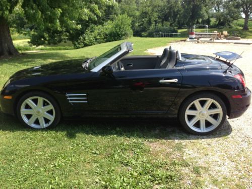 2006 crossfire convertible black  fast and fun