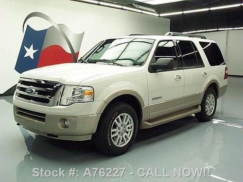 2008 ford expedition eddie bauer 4x4 8-pass leather 64k texas direct auto