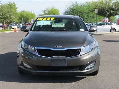 Kia optima 4dr sedan lx low miles automatic gasoline 2.4l 4 cyl metal bronze pea