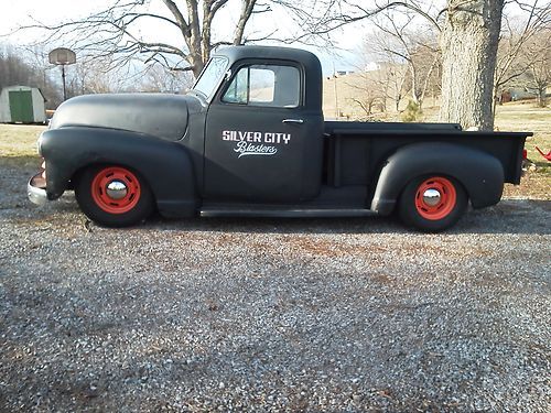 1953 chevy pickup truck. /////rat rod.
