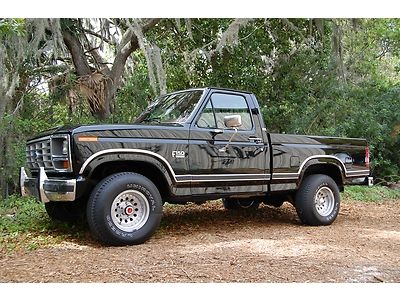 1986 ford f150 ranger xlt lariat 4x4 15k original miles 1-owner survivor loaded