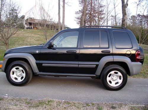 2005 jeep liberty sport sport utility 4-door 3.7l 4x4 black automatic 4 wheel