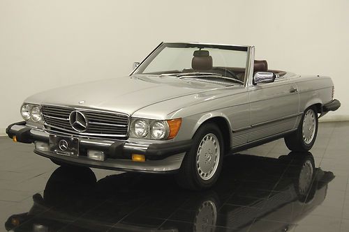 1988 mercedes-benz 560sl 5.6l v8 automatic low miles air conditioning documented