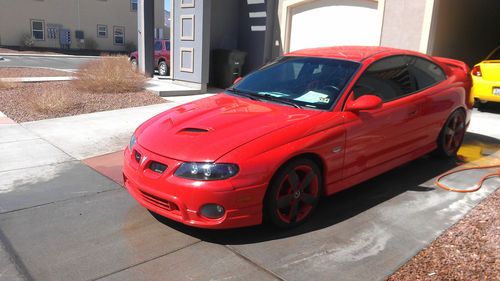 2006 pontiac gto base coupe 2-door 6.0l red