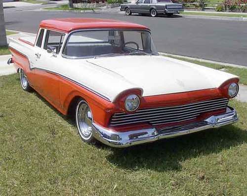 1957 ford ranchero custom stretched-professionally built by dick dean