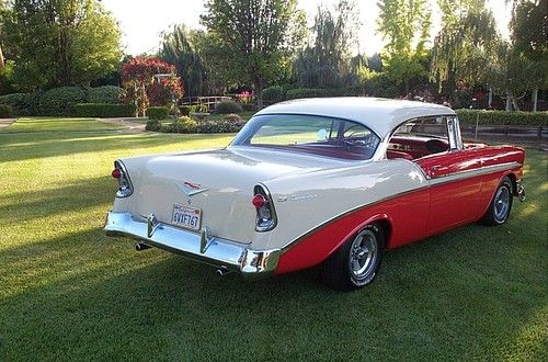 1956 chevrolet belair 2 dr sport coupe (restored hardtop) must see-beautiful
