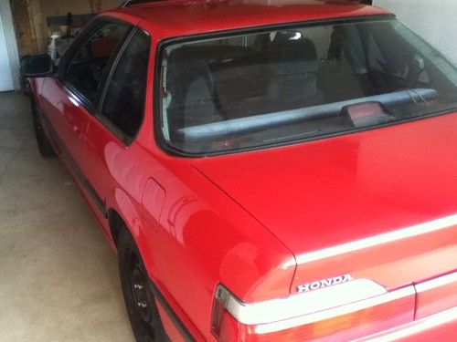 1991 honda prelude 2.0l si, manual, red, 208k miles (b20a5 engine)