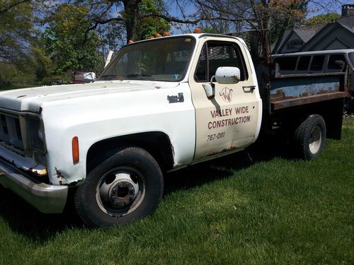 1977 chevy c3500 dump truck