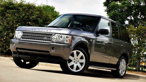 2007 range rover sc navigation sunroof tow package heated seats backup cam awd