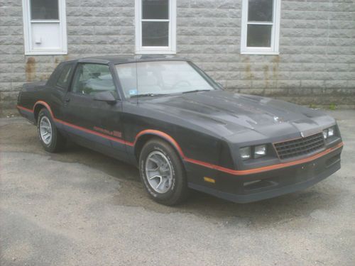 1986 chevrolet monte carlo ss t-top car w/great option package *all original*