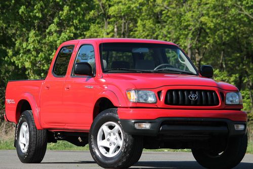 2002 toyota tacoma double cab 4x4 v6 trd off-road sharp clean carfax one owner!