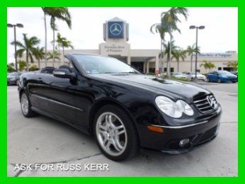2004 clk55 amg convertible 5.4l v8 24v automatic very low miles!!!
