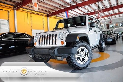 07 jeep wrangler unlimited-x 2wd soft-top auto cloth alloys running-boards