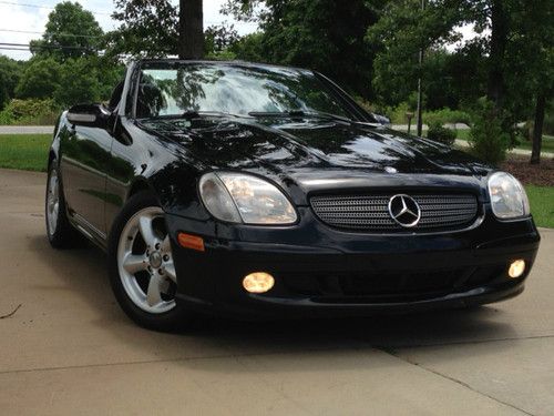 2001 mercedes-benz slk 320 black