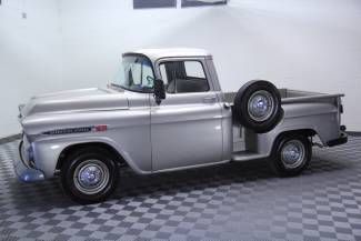 1959 chevy apache pickup truck. fully restored to original.