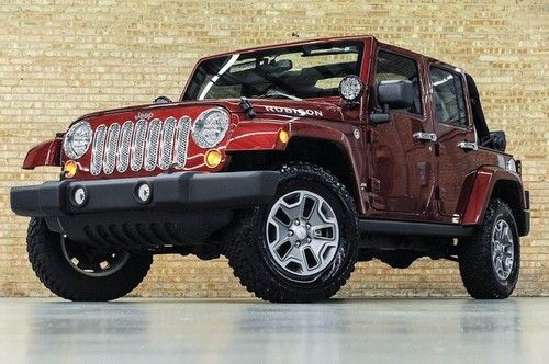 2013 jeep wrangler unlimited rubicon! 1ownr! navigation! borla exhaust! 6spd!
