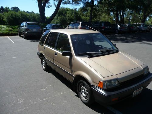 1987 honda civic base wagon 4-door 1.5l