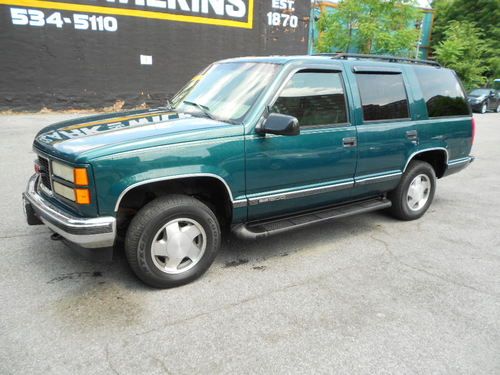 1997 gmc yukon / chevy tahoe,all power,4x4,leather,reliable,cold a/c,will no res