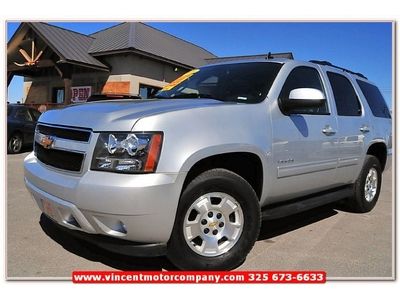 2012 chevy tahoe 1500 lt2 4wd leather wood grain v8 low miles we finance