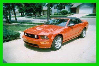 2005 mustang gt 4.6l v8 convertible leather shaker 1000 cd red interior upgrade
