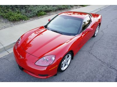 2007 chevrolet corvette - victory red - clean title - no accident history