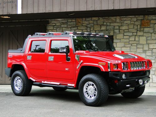1-of-a-kind h2, hut truck, rare victory red limited edition, only 37k miles