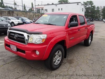 2005 tacoma  double cab 4x4 trd off road radiant red