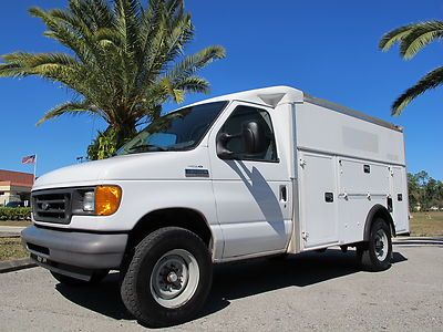 2007 ford e-350 utility truck plumber electrician cargo van fleet maintained wow