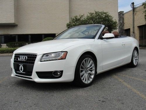 2011 audi a5 2.0t quattro cabriolet, only 17,219 miles, loaded, warranty