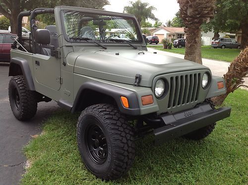 97 jeep wrangler military themed