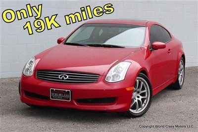 *only 19k mi* 2006 infiniti g35 coupe sport pkg loaded! red 03 04 05 07 g37 wow!