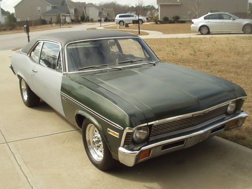 71 chevrolet nova small block,4 speed12 bolt super solid low mileage garage kept