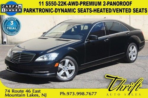11 s550-22k-awd-premium 2-panoroof-parktronic-dynamic seats-heated/vented seats