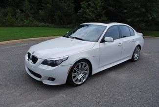 2008 bmw 550i sport white/beige 88k miles loaded car like new in and and out