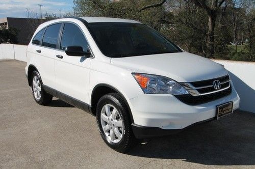 11 crv 10k miles white gray cloth se special edition automatic we finance texas