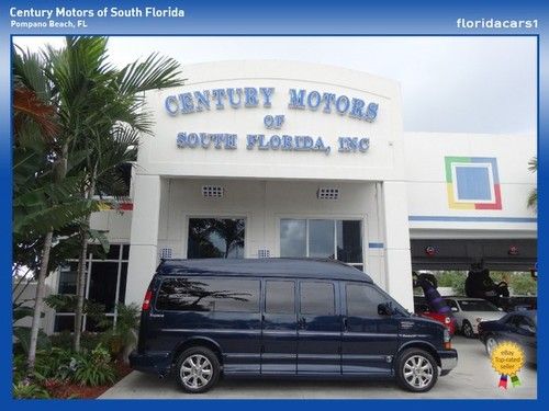 2011 chevy express extended conversion van 6.0l v8 auto 1 owner low mileage