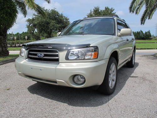 05 subaru xs forester awd great fuel milage runs great fl car low reserve no rus