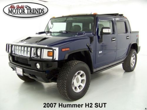 2007 4x4 sut navigation sunroof leather htd seats brushguard hummer h2 only 26k