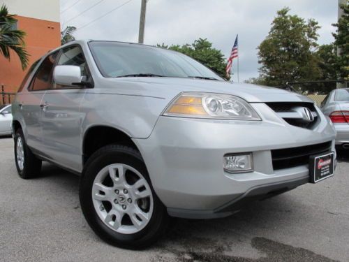 04 acura mdx touring awd 3rd row leather sunroof 1-owner low miles must see!