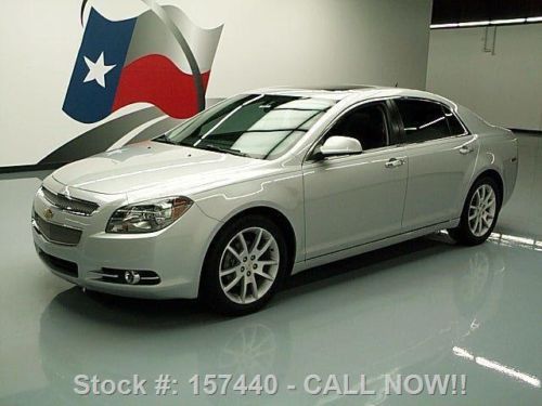 2011 chevy malibu ltz sunroof htd leather one owner 45k texas direct auto