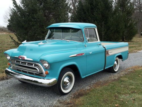 1957 chevrolet cameo carrier 3124 halfton pickup