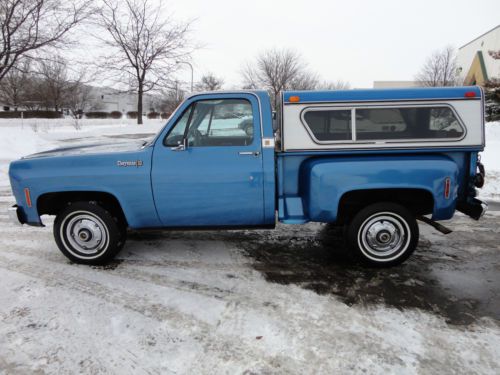 1973 chevrolet cheyenne c-10 stepside pick up, one owner 350 automatic